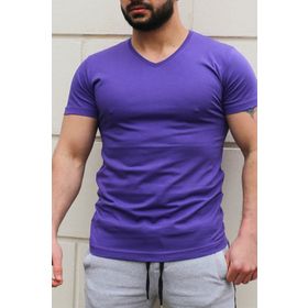 Madmext 3005 Mor Erkek T-Shirt