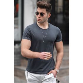 Madmext 3006 Füme Erkek T-shirt