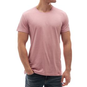 Madmext 3006 Pembe Baskılı Erkek T-Shirt