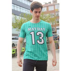 Madmext 3008 Yeşil Erkek T-shirt