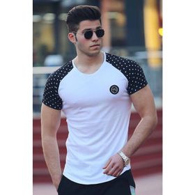 Madmext 3011 Basic Beyaz Erkek T-Shirt