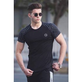 Madmext 3011 Basic Siyah Erkek T-Shirt