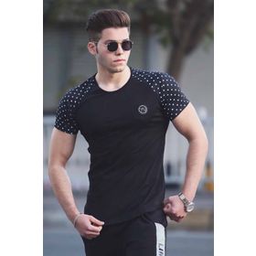 Madmext 3011 Basic Siyah Erkek T-Shirt