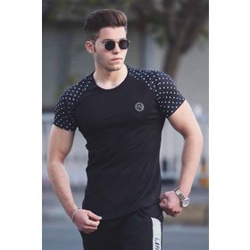 Madmext 3011 Basic Siyah Erkek T-Shirt