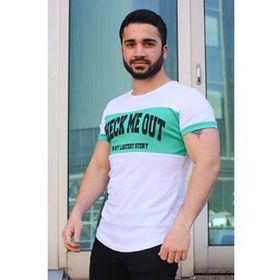 Madmext 3013 Beyaz Erkek T-shirt