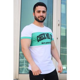 Madmext 3013 Beyaz Erkek T-shirt