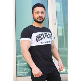 Madmext 3013 Siyah Baskı Detaylı Erkek T-shirt
