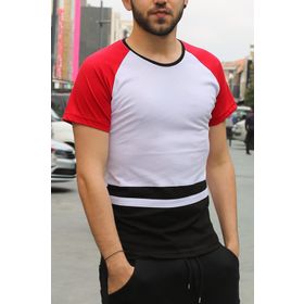 Madmext 3014 Beyaz Erkek T-shirt