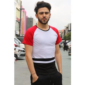 Madmext 3014 Beyaz Erkek T-shirt