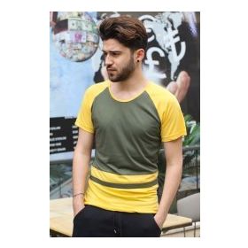 Madmext 3014 Haki Erkek T-shirt