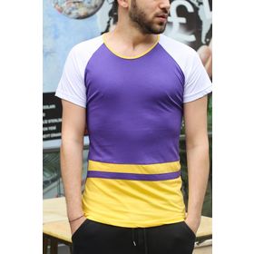 Madmext 3014 Mor Erkek T-Shirt
