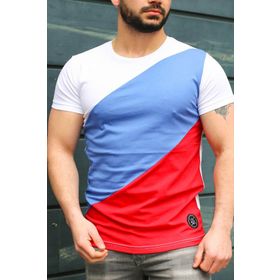 Madmext 3018 Beyaz Erkek T-shirt