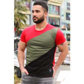 Madmext 3018 Kırmızı Erkek T-Shirt