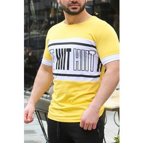 Madmext 3019 Sarı Erkek T-shirt