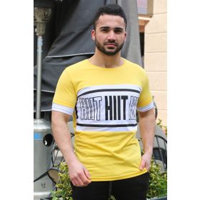 Madmext 3019 Sarı Erkek T-shirt