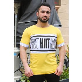 Madmext 3019 Sarı Erkek T-shirt