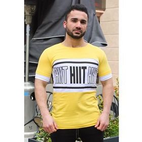 Madmext 3019 Sarı Erkek T-shirt