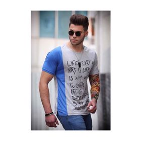 Madmext 3020-2 Gri Erkek T-shirt