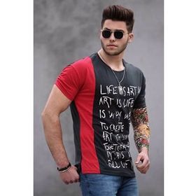 Madmext 3020-3 Füme Erkek T-shirt