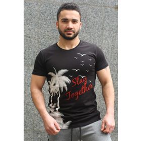 Madmext 3026 Siyah Erkek T-shirt
