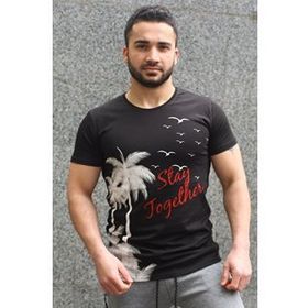 Madmext 3026 Siyah Erkek T-shirt