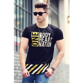 Madmext 3082 Siyah Erkek T-Shirt