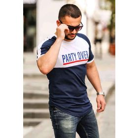 Madmext 4027 Lacivert Erkek T-shirt
