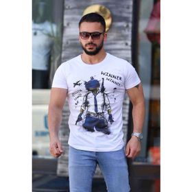 Madmext 4028 Erkek Baskılı Tişört