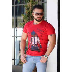 Madmext 4028 Erkek Baskılı Tişört