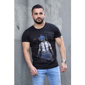 Madmext 4028 Siyah Erkek T-shirt