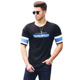 Madmext 4030 Siyah Erkek T-shirt