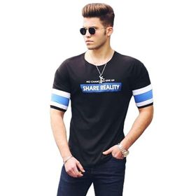 Madmext 4030 Siyah Erkek T-shirt