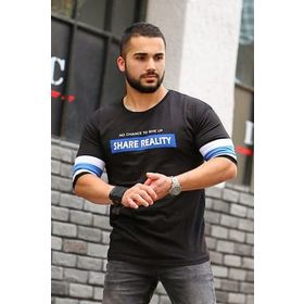 Madmext 4030 Siyah Erkek T-shirt