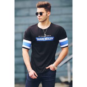 Madmext 4030 Siyah Erkek T-shirt