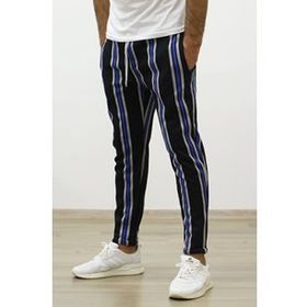 Madmext 4086 Saks Çizgili Erkek Eşofman