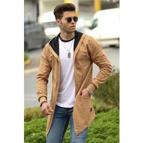 Madmext 4093 Camel Erkek Hırka