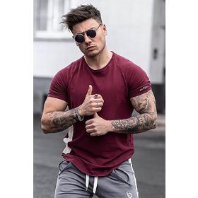Madmext 4102 Bordo Erkek T-shirt