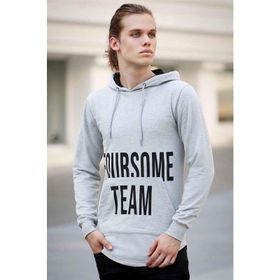 Madmext 4148 Gri Erkek Sweatshirt