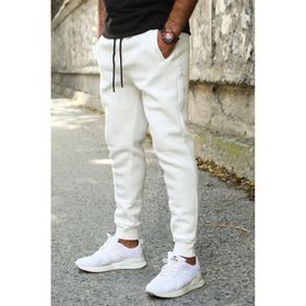Madmext 4210 Beyaz Basic Erkek Eşofman