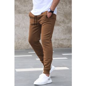 Madmext 4210 Kahverengi Basic Erkek Eşofman