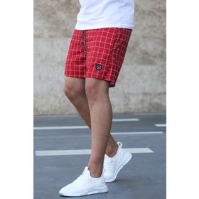 Madmext 4258 Bordo Erkek Deniz Şortu