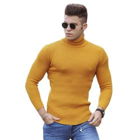 Madmext 4359-2 Hardal Erkek Kazak