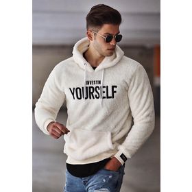 Madmext 4390 Beyaz Erkek Sweatshirt
