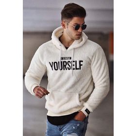 Madmext 4390 Beyaz Erkek Sweatshirt