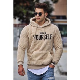 Madmext 4390 Camel Peluş Swetshirt