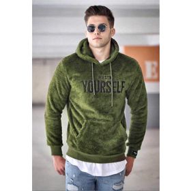 Madmext 4390 Haki Erkek Sweatshirt