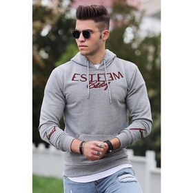 Madmext 4402 Gri Erkek Sweatshirt