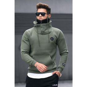 Madmext 4411 Haki Erkek Sweatshirt