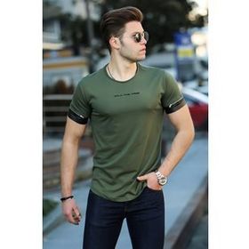 Madmext 4451 Haki Erkek T-shirt
