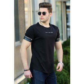 Madmext 4451 Siyah Erkek T-shirt